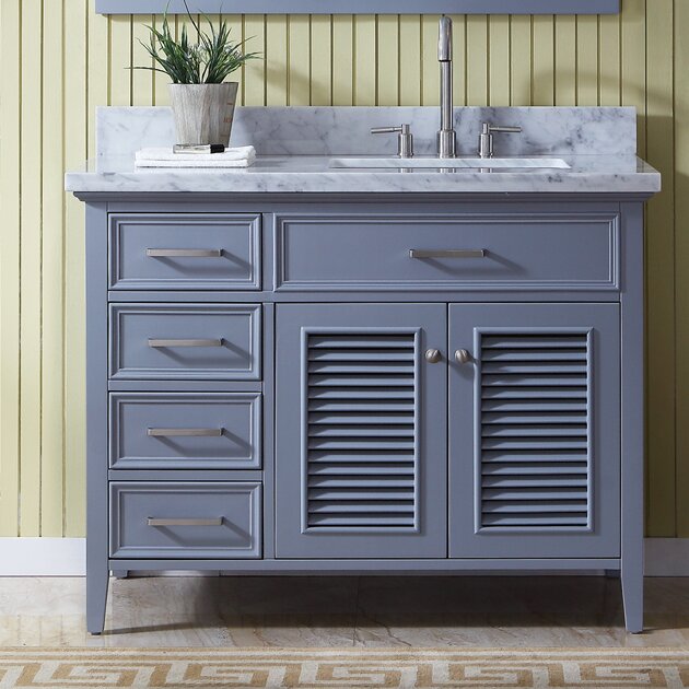 48 Inch Bathroom Vanity With Right Offset Sink